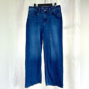 NWOT-Old Navy wide leg mid rise jeans